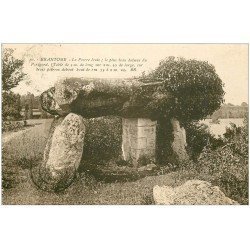 carte postale ancienne 24 BRANTOME. Le Dolmen. La Pierre levée 1931