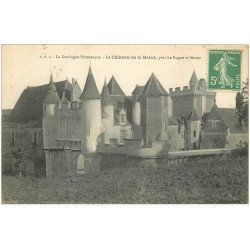 carte postale ancienne 24 CHATEAU DE LA BATUT 1916