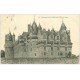 carte postale ancienne 24 CHATEAU DE LAMBERTIE. Tampon Dépot Militaire 1915