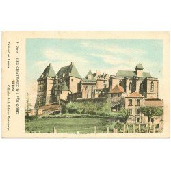 carte postale ancienne 24 Châteaux du Périgord. BIRON. Collection de la Solution Pautauberge