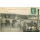 carte postale ancienne 24 COUZE. Pont et Usine de Rottersac 1916