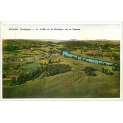 carte postale ancienne 24 DOMME. Vallée de la Dordogne 1938