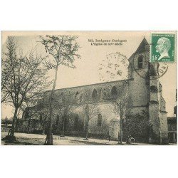 carte postale ancienne 24 ISSIGEAC. L'Eglise 1926