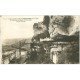 carte postale ancienne 24 MOUSTIER. La Roche de Saint-Christophe animation