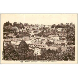 carte postale ancienne 24 NONTRON. Ville Basse