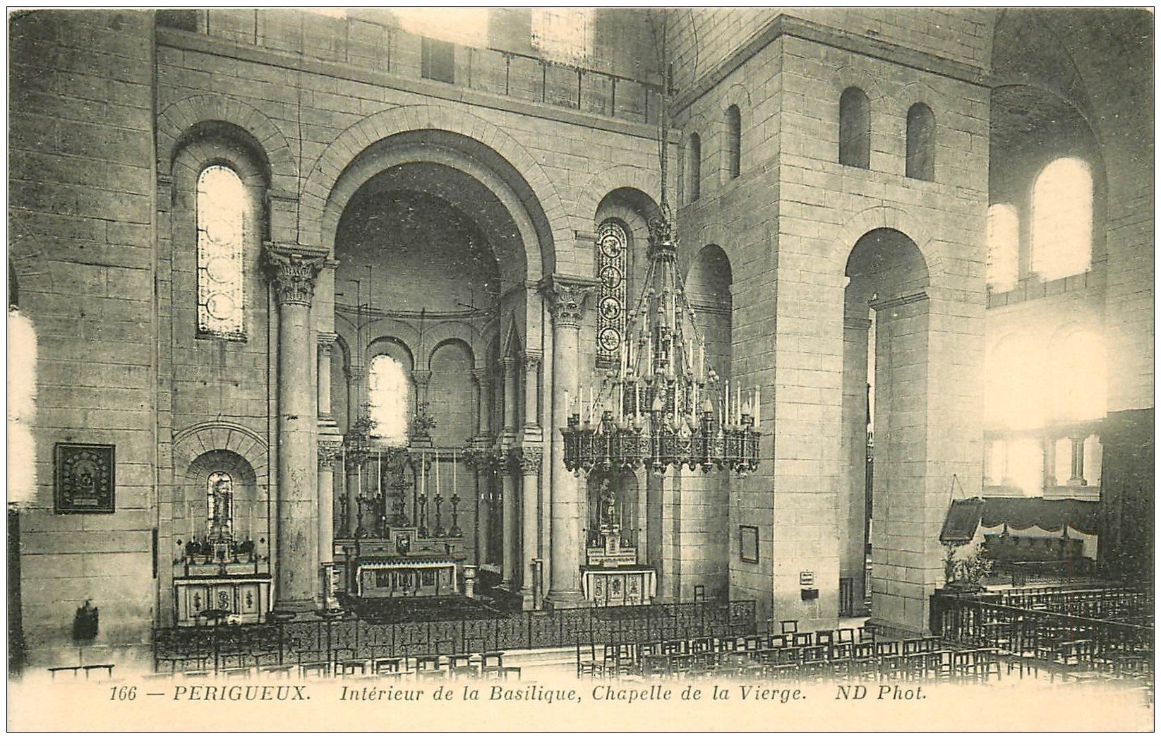 carte postale ancienne 24 PERIGUEUX. Basilique. Chapelle de la Vierge
