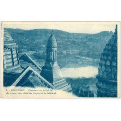 carte postale ancienne 24 PERIGUEUX. Coupoles de la Cathédrale 1927