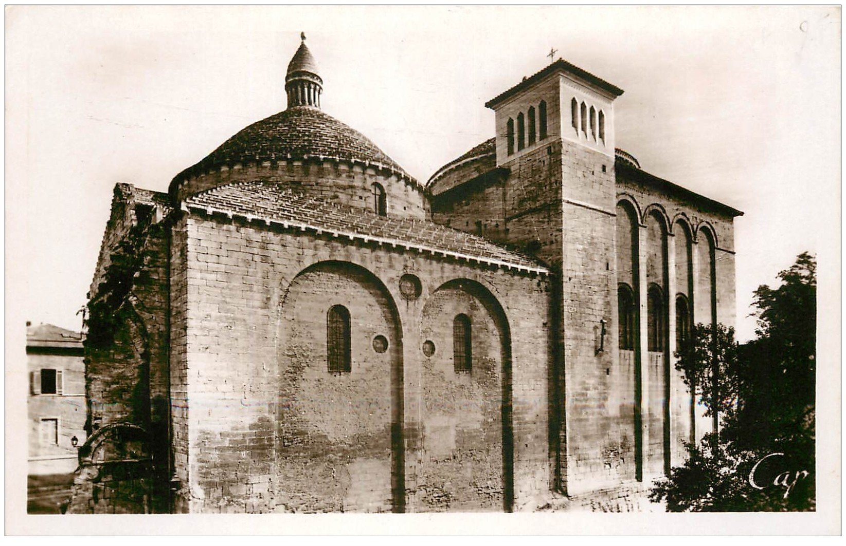 carte postale ancienne 24 PERIGUEUX. Eglise Saint-Etienne de la Cité. Carte Photo