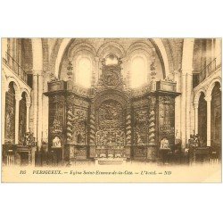 carte postale ancienne 24 PERIGUEUX. Eglise Saint-Etienne de la Cité. L'Autel