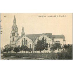 carte postale ancienne 24 PERIGUEUX. Eglise Saint-Martin Abside