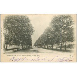 carte postale ancienne 24 PERIGUEUX. Les Allées de Tourny 1903