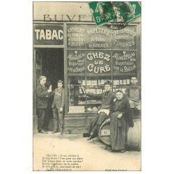 24 PERIGUEUX. Tabac Buvette "" Chez le Curé "" 1914 ventes Cartes Ostales, Timbres, Montbazillac, Papeterie