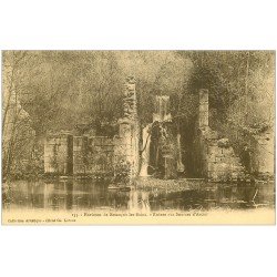25 ARCIER. Sources et Ruines avec personnage