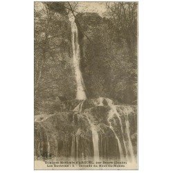 carte postale ancienne 25 ARGUEL par Beure. Cascade du Bout du Monde 1927