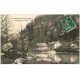 carte postale ancienne 25 AUX GRAVIERS. Les Gorges du Doubs 1913