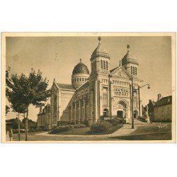 carte postale ancienne 25 BESANCON. Basilique Saint-Ferjeux 1938