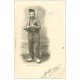 carte postale ancienne 01 MENETRIER BRESSAN. Musicien 1901