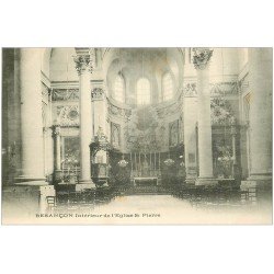 carte postale ancienne 25 BESANCON. Eglise Saint-Pierre vers 1900