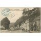 carte postale ancienne 25 BESANCON. Faubourg Rivotte et Citadelle 1915. Livreur de lait en charrette à bras