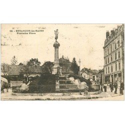 carte postale ancienne 25 BESANCON. Fontaine Flore 1931