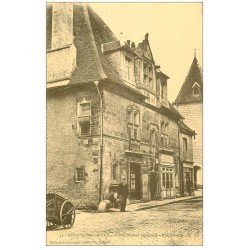 carte postale ancienne 25 BESANCON. Maison espagnole Rue Rivotte. Hôtel Frachebois et Boulangerie Renaud