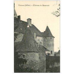 carte postale ancienne 03 VAUMAS. Château de Beauvoie