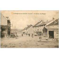 25 ISLE-SUR-LE-DOUBS. Fontaine de Magny 1924.