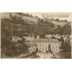 carte postale ancienne 25 LA GRACE-DIEU. Les Moulins