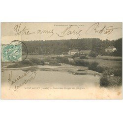 carte postale ancienne 25 MONTAGNEY. Anciennes Forges sur l'Ognon 1905