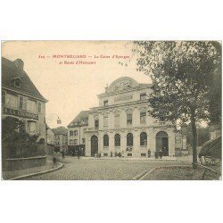 carte postale ancienne 25 MONTBELIARD. Caisse d'Epargne Route d'Héricourt