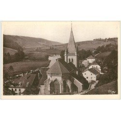 carte postale ancienne 25 MONTBENOIT. Abbaye et Vallée du Doubs 1949