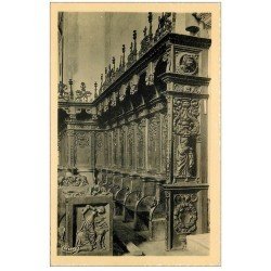 carte postale ancienne 25 MONTBENOIT. Eglise. Les Stalles