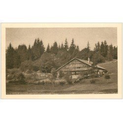 carte postale ancienne 25 MORTEAU. Chocolat Klauset Le Locle. Une Ferme