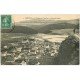 carte postale ancienne 25 MORTEAU. Personnage avec vue du Chemin de Tantillon 1910