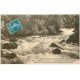 carte postale ancienne 25 MOUTHIER-HAUTE-PIERRE. Rapides de la Loue Gorges de Nouailles 1926