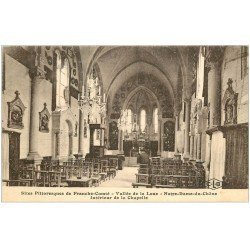 carte postale ancienne 25 NOTRE-DAME-DU-CHENE. 1921 La Chapelle Vallée de la Loue