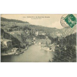 carte postale ancienne 25 SAUT DU DOUBS. Les Hôtels du Saut 1910