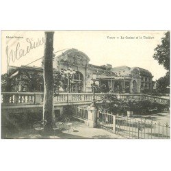 carte postale ancienne 03 VICHY. Casino et Théâtre. Edition Maniezzu