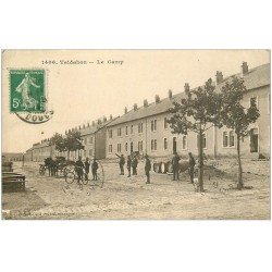 carte postale ancienne 25 VALDAHON. Le Camp 1914. Militaires et Caserne