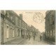 carte postale ancienne 28 ARROU. Grande Rue 1930 Vins et Liqueurs Lansard