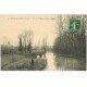 carte postale ancienne 28 AUNAY-SOUS-CRECY. La Blaise aux Usines Hurel 1912 animation