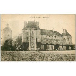 carte postale ancienne 28 AUNEAU. La Château. Poterne et Tour 1937