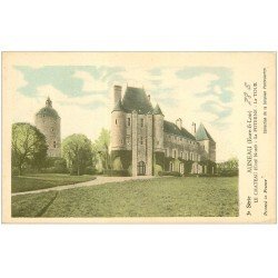 carte postale ancienne 28 AUNEAU. La Château. Poterne et Tour. Carte notice