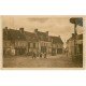 carte postale ancienne 28 AUTHON-DU-PERCHE. La Place du Marché. Familistère