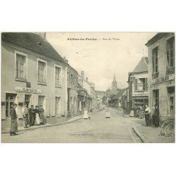 28 AUTHON-DU-PERCHE. Rue du Mans. Epicerie Café Pinceloupvers 1910