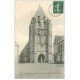 carte postale ancienne 28 BLEVY. Place de l'Eglise 1909