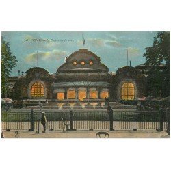 carte postale ancienne 03 VICHY. Casino. Façade principale de Nuit