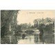 carte postale ancienne 28 BONNEVAL. Le Grand Pont avec rameurs