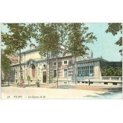 carte postale ancienne 03 VICHY. Casino. Femme avec pousette ancienne n°18