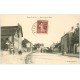 carte postale ancienne 28 BROU. Avenue de la Gare 1927. Epicerie Guillaumin